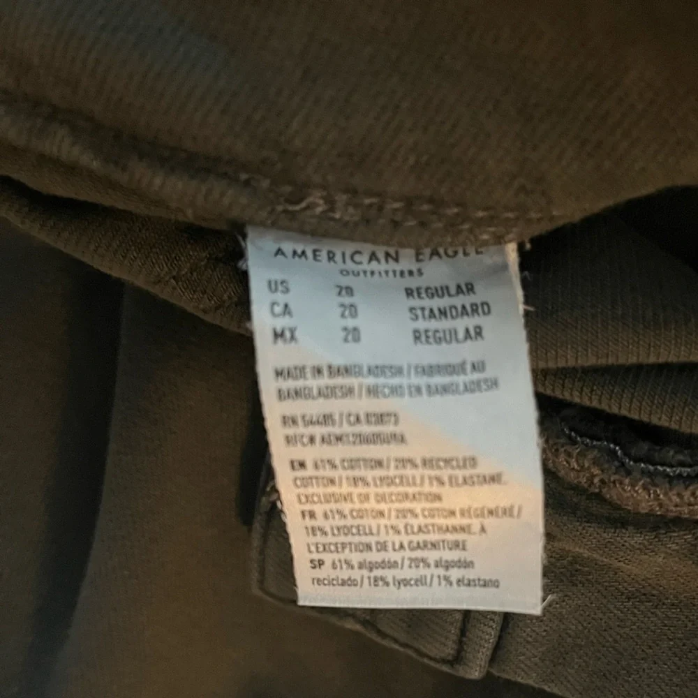 American Eagle Outfitters Cotton Forest Green Trousers size 20 - Picture 5 of 6